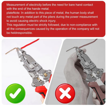16-in-1 Wire Stripper & Twister Pliers with Voltage Tester
